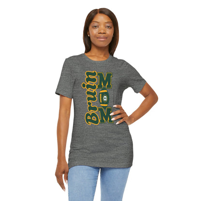 Adult Unisex Bruin Football Mom Graphic Short Sleeve Soft Tee