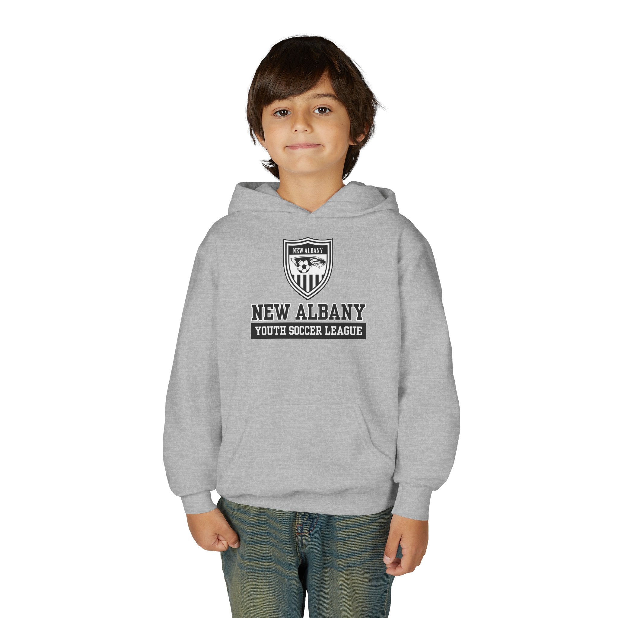 Youth New Albany Youth Soccer League Game Day Graphic Hoodie
