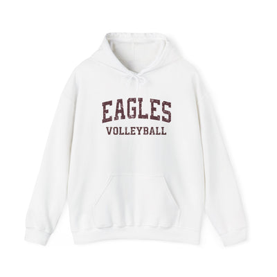 Adult Unisex New Albany Eagles Volleyball Vintage Distressed Graphic Hoodie