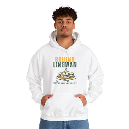 Adult Unisex Bruins Lineman Pancake Graphic Hoodie