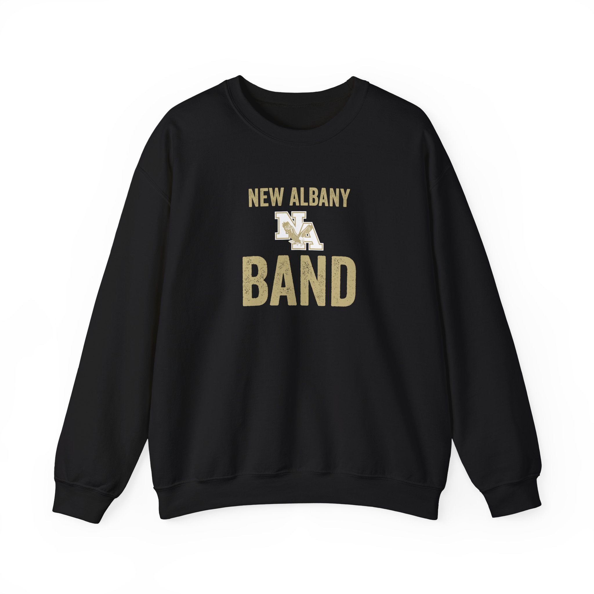 Adult Unisex Vintage Distressed New Albany Band Graphic Sweatshirt