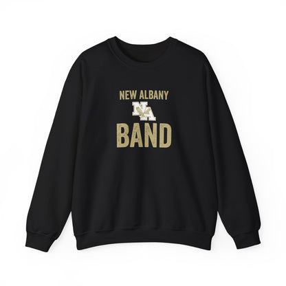 Adult Unisex Vintage Distressed New Albany Band Graphic Sweatshirt