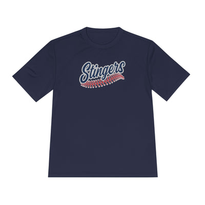 Adult Unisex Stingers Softball Stitches Graphic Sport-Tek Competitor Performance Tee