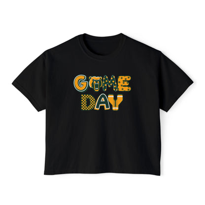 Women's Bruin Game Day Graphic Boxy Crop Short Sleeve Tee