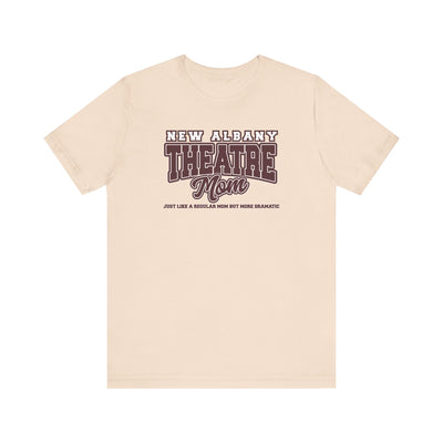 Adult Unisex New Albany Theatre Dramatic Mom Graphic Short Sleeve Soft Tee