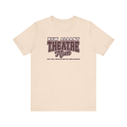 Adult Unisex New Albany Theatre Dramatic Mom Graphic Short Sleeve Soft Tee