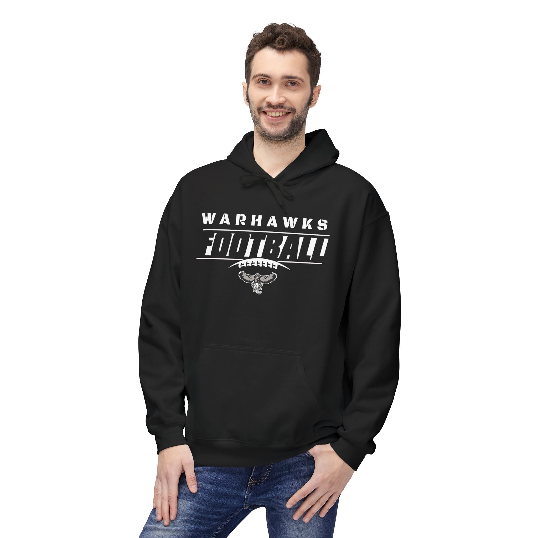 Adult Unisex Warhawks Goal Line Graphic Soft Style Hoodie