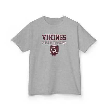 Youth Columbus Academy Vikings Field Hockey Graphic Short Sleeve Gildan Heavy Tee