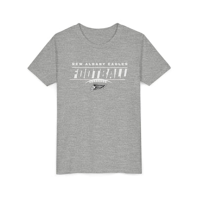 Youth New Albany Eagles Goal Line Graphic Short Sleeve Soft Tee
