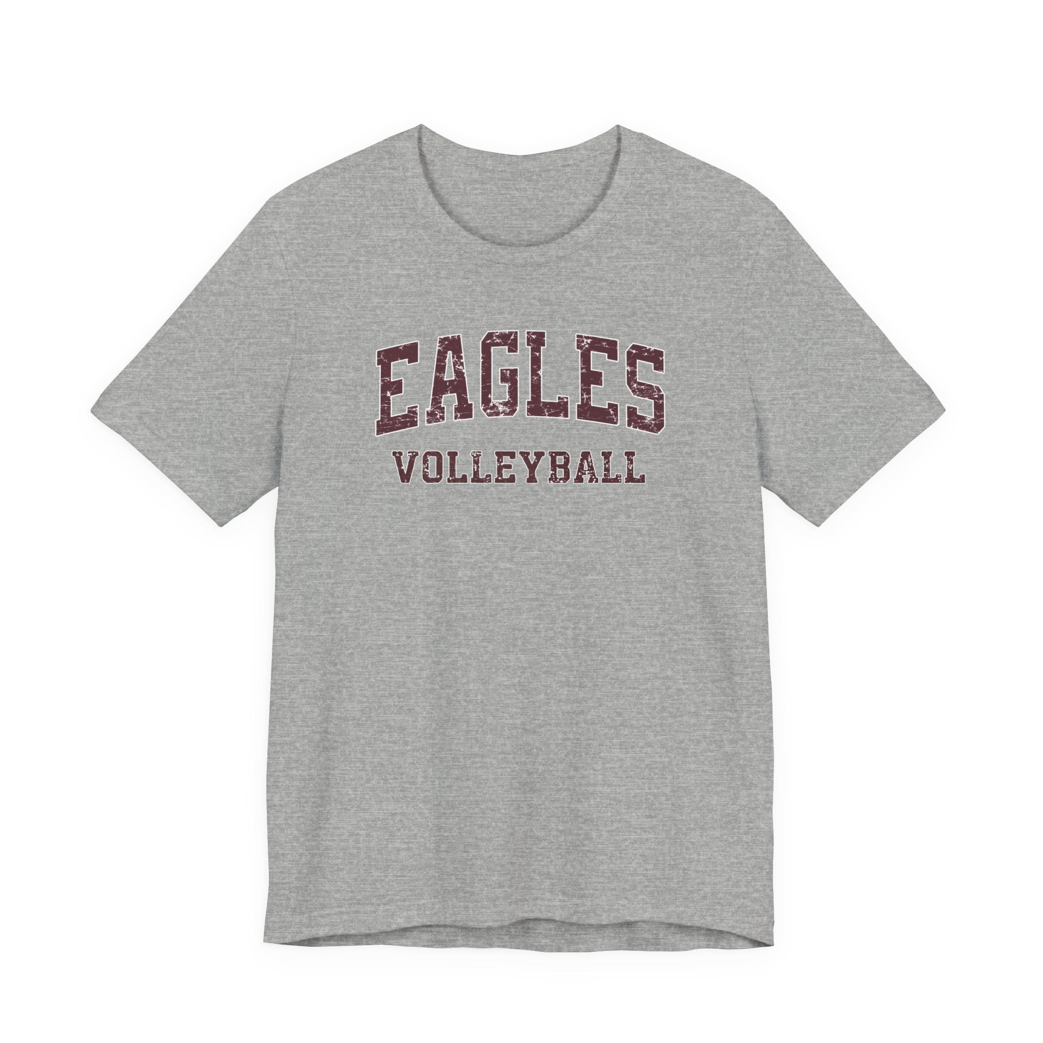 New Albany Eagles Volleyball Vintage Distressed Graphic Short Sleeve Soft Tee