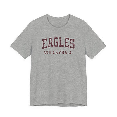 New Albany Eagles Volleyball Vintage Distressed Graphic Short Sleeve Soft Tee