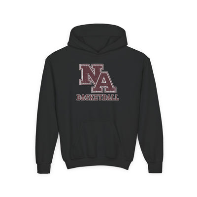 Youth New Albany Basketball Vintage Vibe Logo Graphic Hoodie