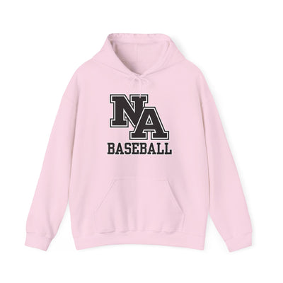 Adult Unisex Classic Black Logo Baseball Graphic Hoodie