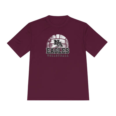 Adult Unisex New Albany Eagles Spike it Graphic Sport-Tek Competitor Performance Tee