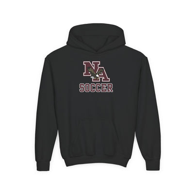 Youth New Albany Classic Maroon Soccer Logo Graphic Hoodie