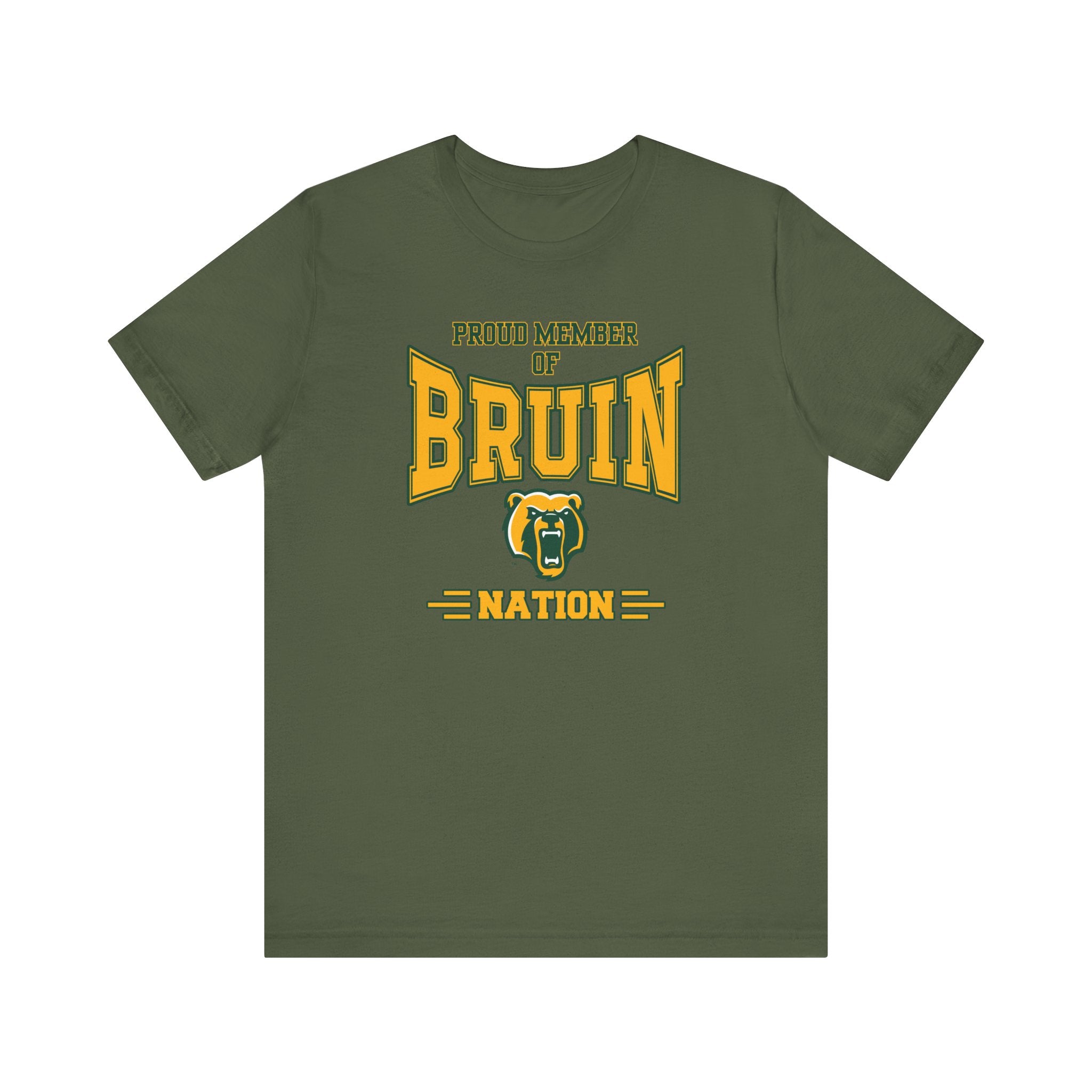 Adult Unisex Bruin Nation Graphic Short Sleeve Soft Tee