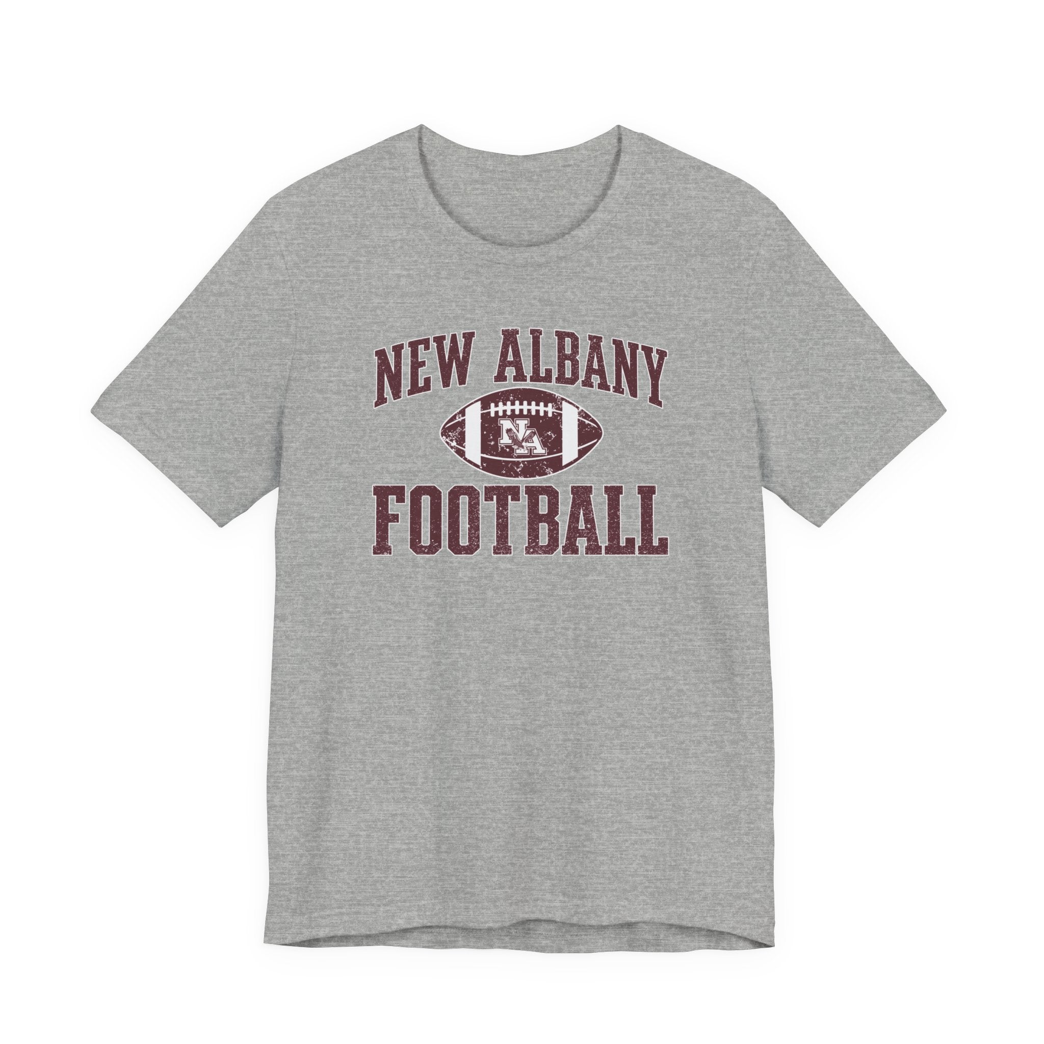 Adult Unisex New Albany Football Pride Graphic Short Sleeve Soft Tee