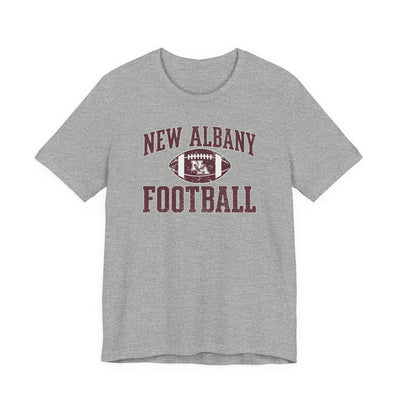 Adult Unisex New Albany Football Pride Graphic Short Sleeve Soft Tee
