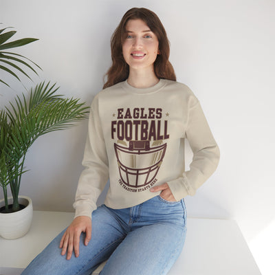 Adult Unisex Eagles Maroon Hype Helmet Graphic Sweatshirt
