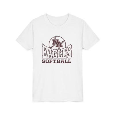 Youth NA Eagles Softball Graphic Short Sleeve Soft Tee