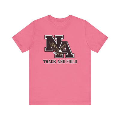 Adult Unisex Classic Logo Track and Field Graphic Short Sleeve Soft Tee