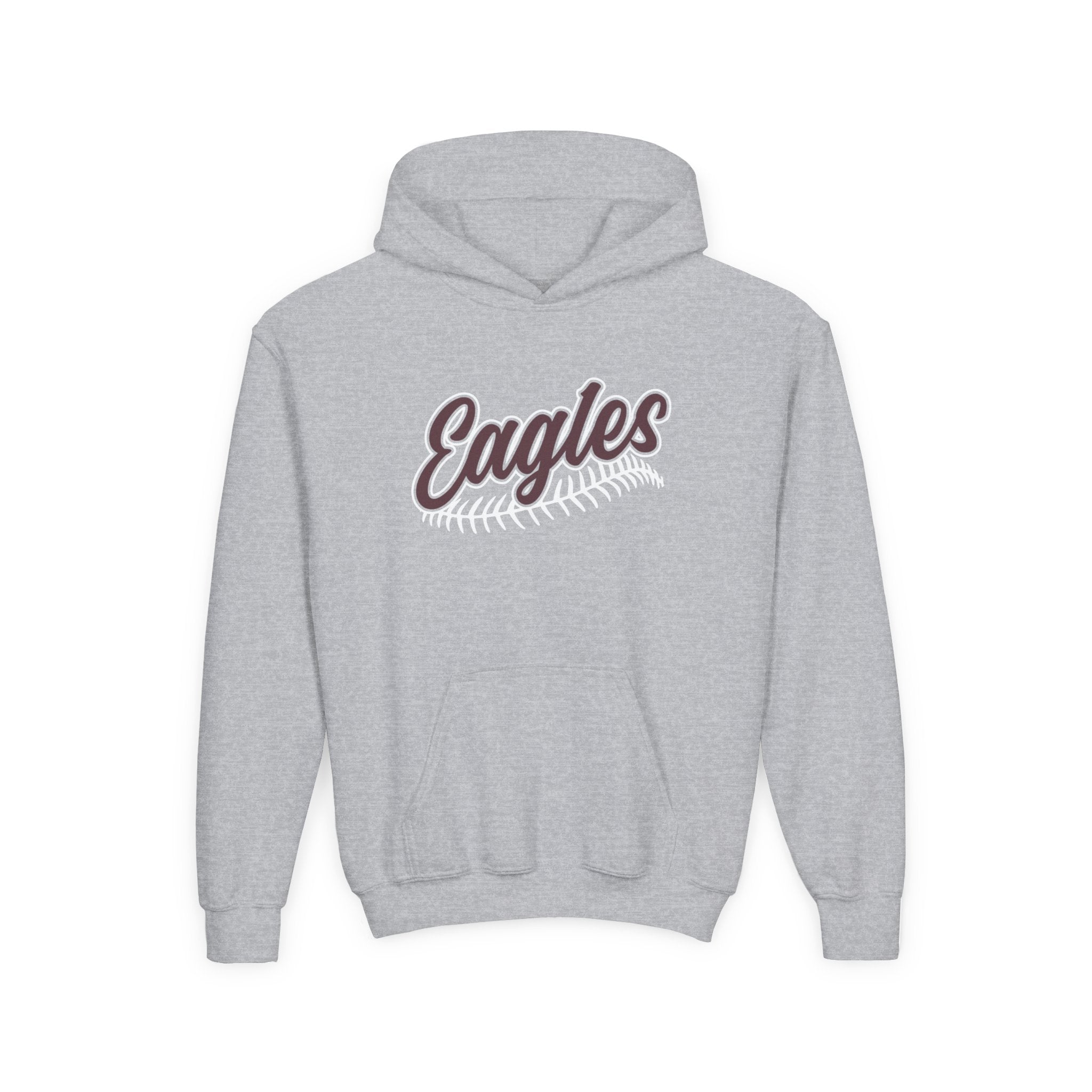 Youth New Albany Script Stitch Eagles Graphic Hoodie
