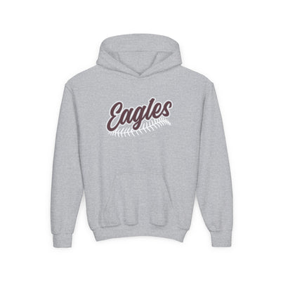 Youth New Albany Script Stitch Eagles Graphic Hoodie