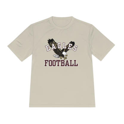 Adult Unisex Performance Flying Football Eagle Short Sleeve Graphic Tee