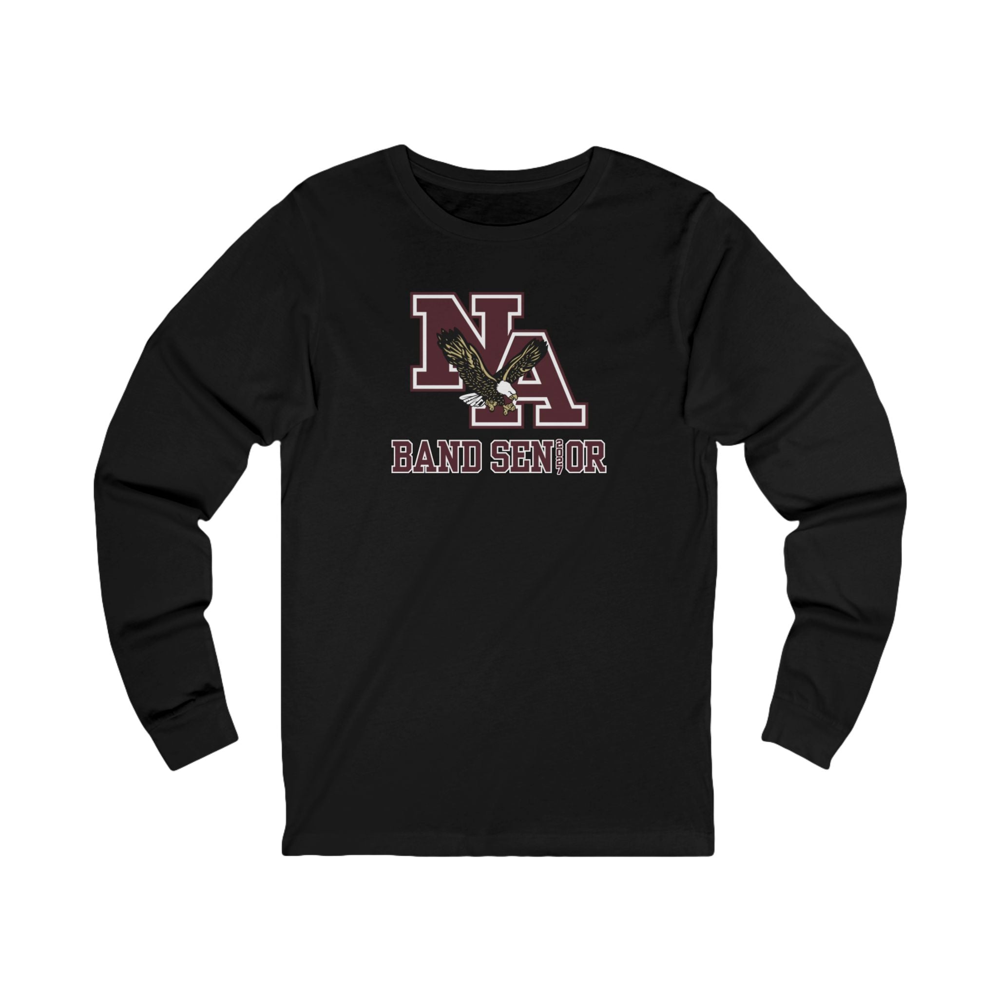 Adult Unisex New Albany Band 2027 Senior Graphic Long Sleeve Bella + Canvas Soft Tee