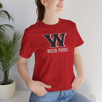 Adult Unisex Weir Pride Vintage Distressed Graphic Short Sleeve Bella + Canvas Soft Tee