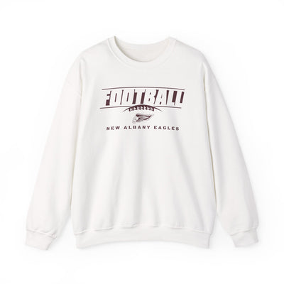 Adult Unisex New Albany Eagles Goal Line Maroon Graphic Sweatshirt