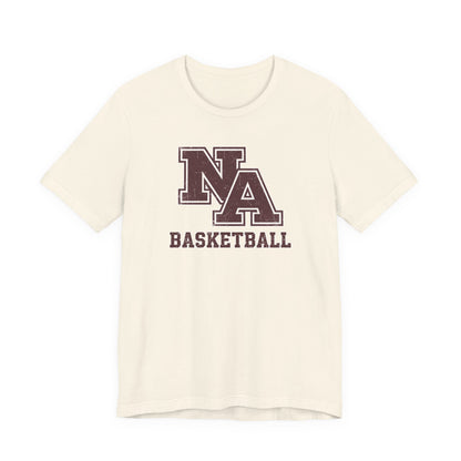 Adult Unisex New Albany Basketball Vintage Vibe Logo Graphic Short Sleeve Soft Tee