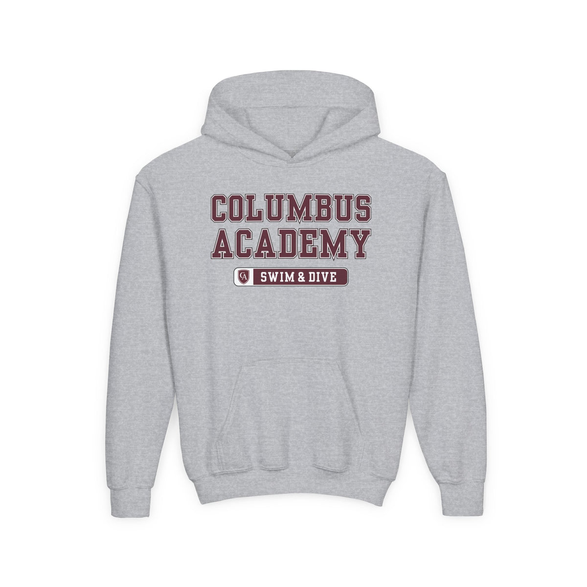 Youth Columbus Academy Swim & Dive Graphic Hoodie