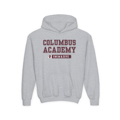 Youth Columbus Academy Swim & Dive Graphic Hoodie