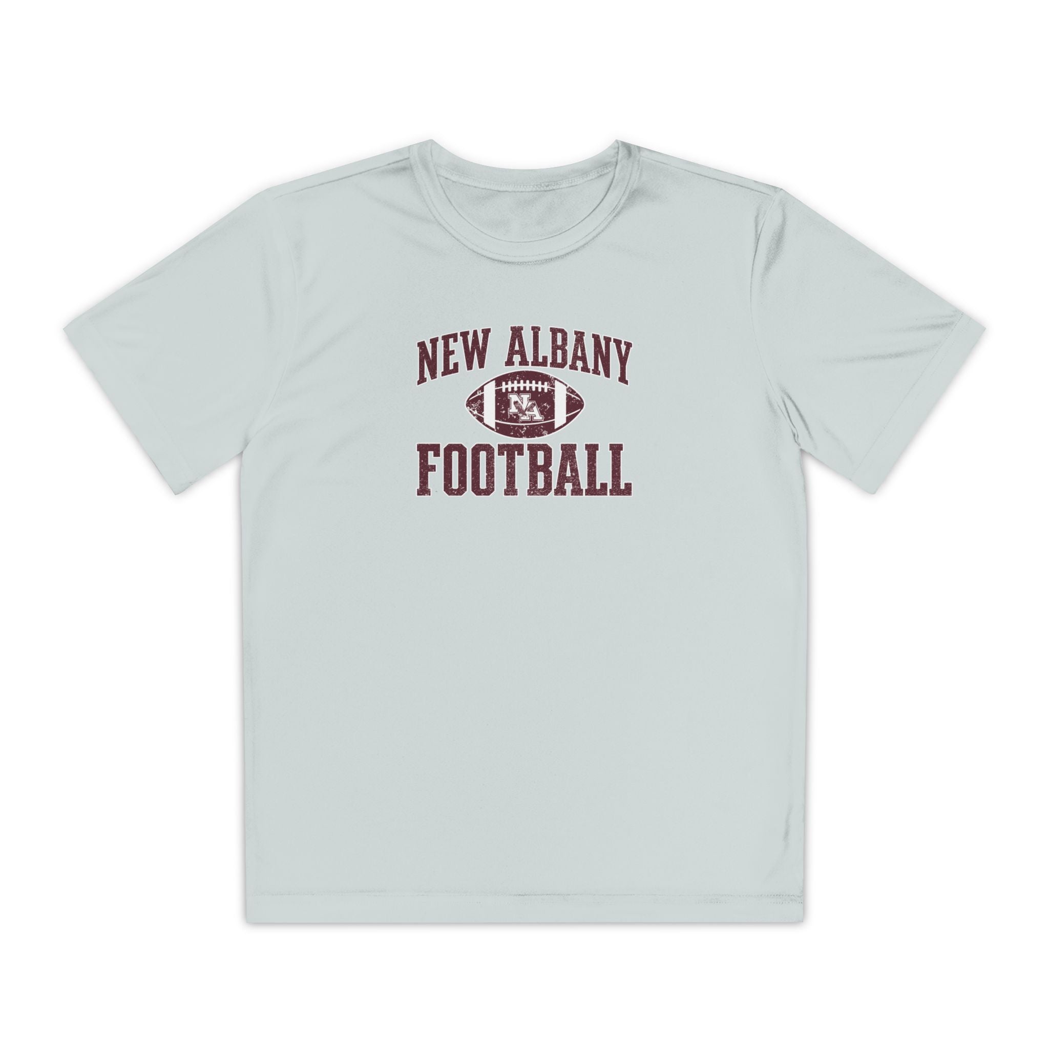 Youth New Albany Football Pride Graphic Sport-Tek Competitor Performance Tee