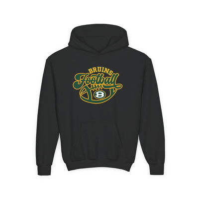 Youth Bruin Script Football Graphic Hoodie