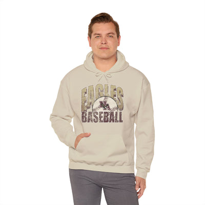 Adult Unisex New Albany Eagles Distressed Dugout Graphic Hoodie