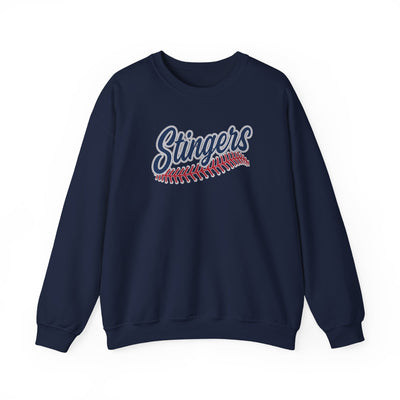 Adult Unisex Stingers Softball Stitches Graphic Sweatshirt