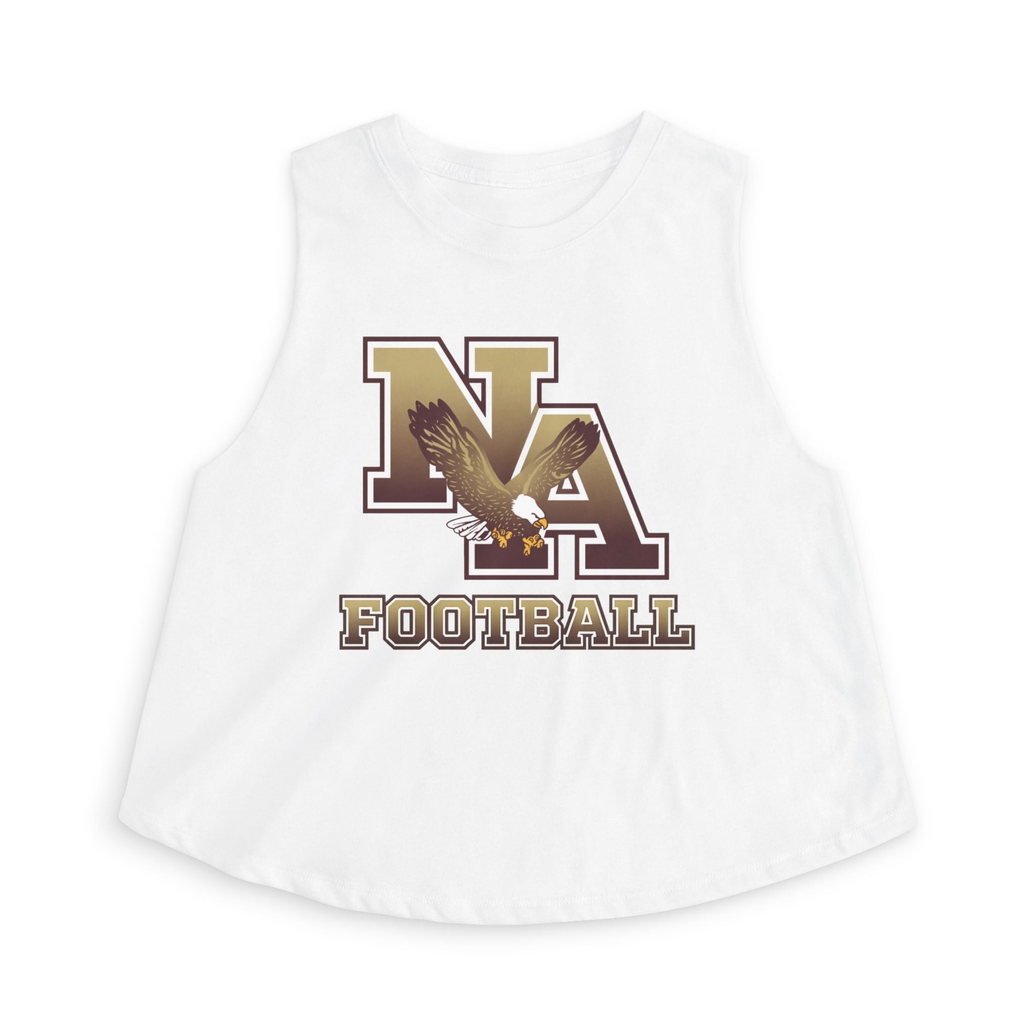 Women's New Albany Ombre Eagle Logo Graphic Crop Tank