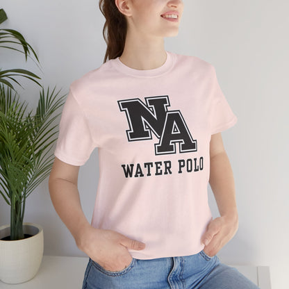 Adult Unisex New Albany Water Polo Classic Black Logo Graphic Short Sleeve Soft Tee
