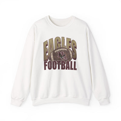 Adult Unisex New Albany First-Down Distressed Football Graphic Sweatshirt