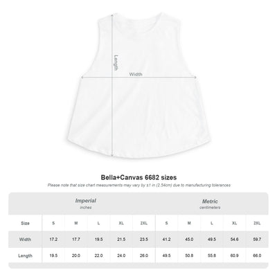 Women's New Albany Youth Soccer League Game Day Graphic Crop Tank