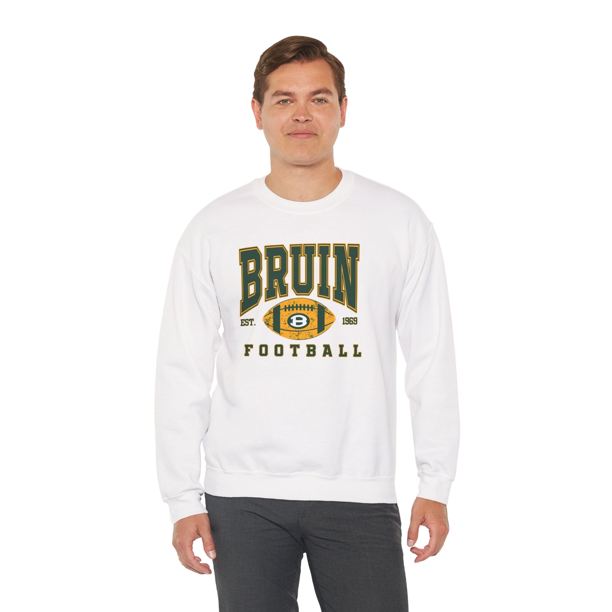 Adult Unisex Bruin Football Heritage Graphic Sweatshirt