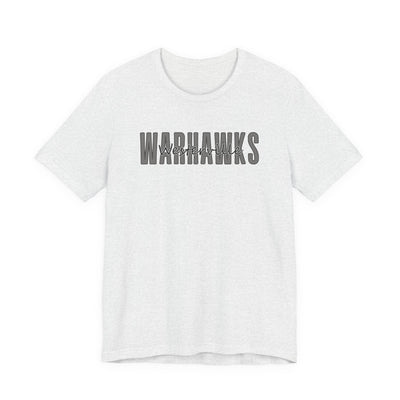 Adult Unisex Westerville Central Warhawks Spirit Script Graphic Short Sleeve Soft Tee