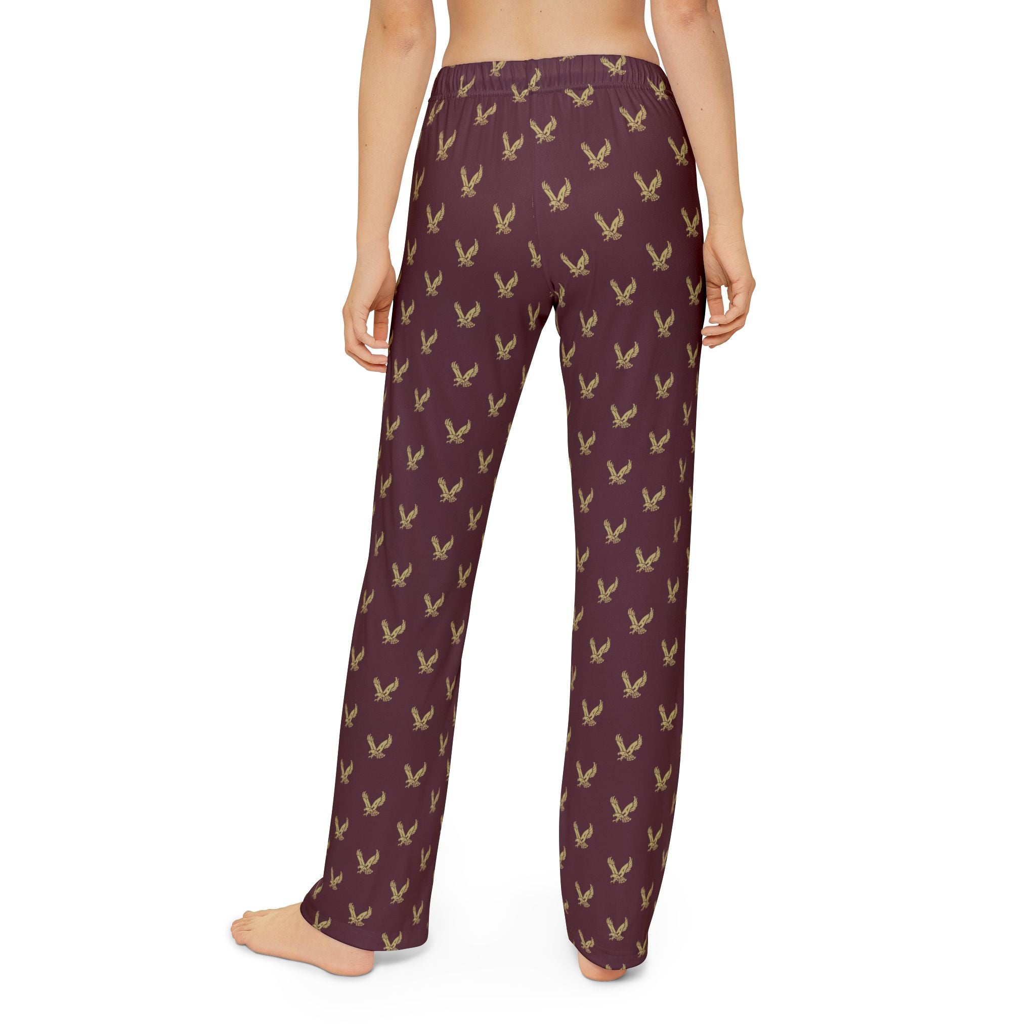 Youth Pajama Pants with Allover Band Eagle Print