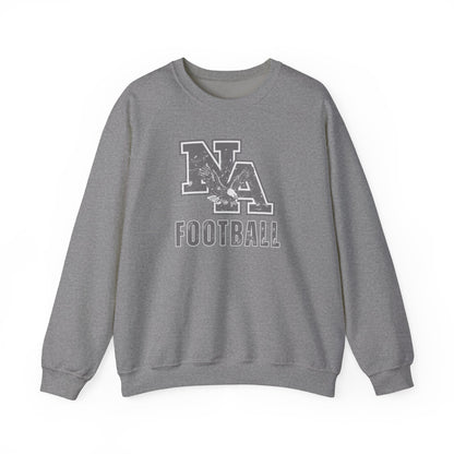 Adult Unisex New Albany Distressed Vintage Football Logo Graphic Sweatshirt