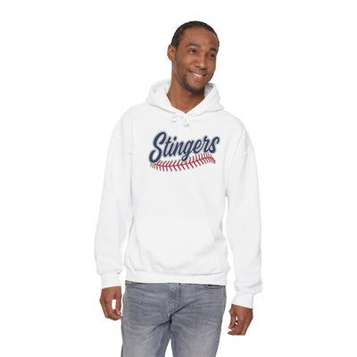 Adult Unisex Stingers Softball Stitches Graphic Hoodie
