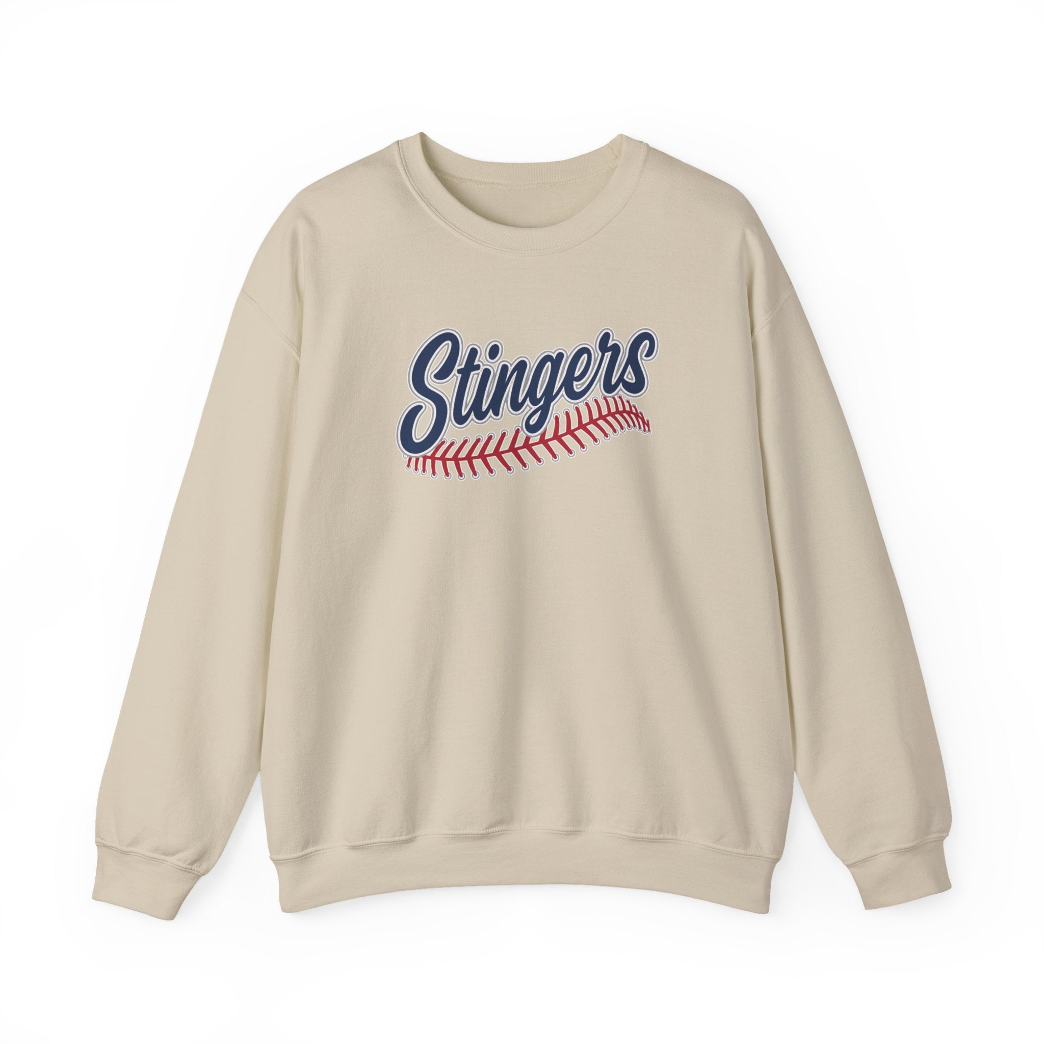Adult Unisex Stingers Softball Stitches Graphic Sweatshirt