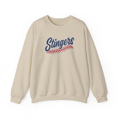 Adult Unisex Stingers Softball Stitches Graphic Sweatshirt