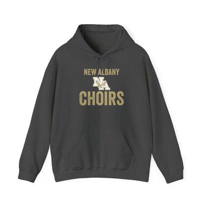 Adult Unisex Vintage Distressed New Albany Choirs Graphic Hoodie